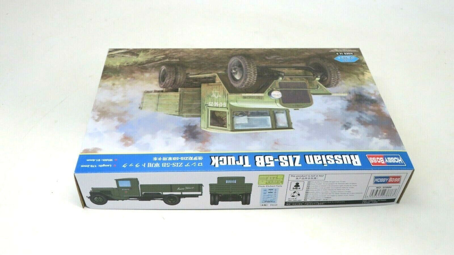HobbyBoss Models 1:35 Russian ZIS-5B Truck Model Kit 83886