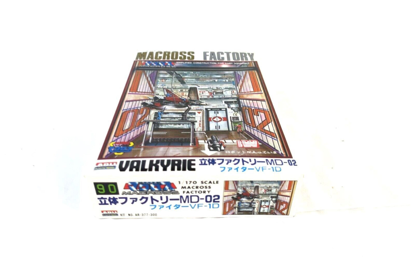 MACROSS ROBO TECH VALKYRIE VF-1D FACTORY MJ-02 1/170 ARII AR-377 KIT F10