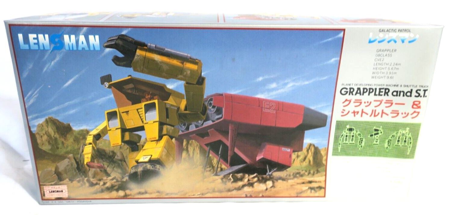 TOMY TH7203 1/72 LENSMAN GRAPPLER AND SHUTTLE TRUCK MODEL KIT C1 - WISE GUYS HOBBIES LLC