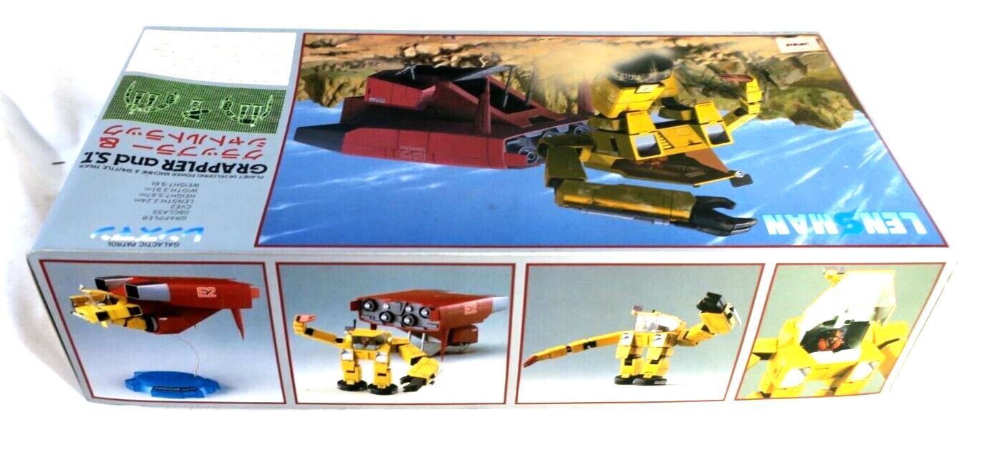 TOMY #TH7203 1/72 LENSMAN GRAPPLER AND SHUTTLE TRUCK MODEL KIT C1
