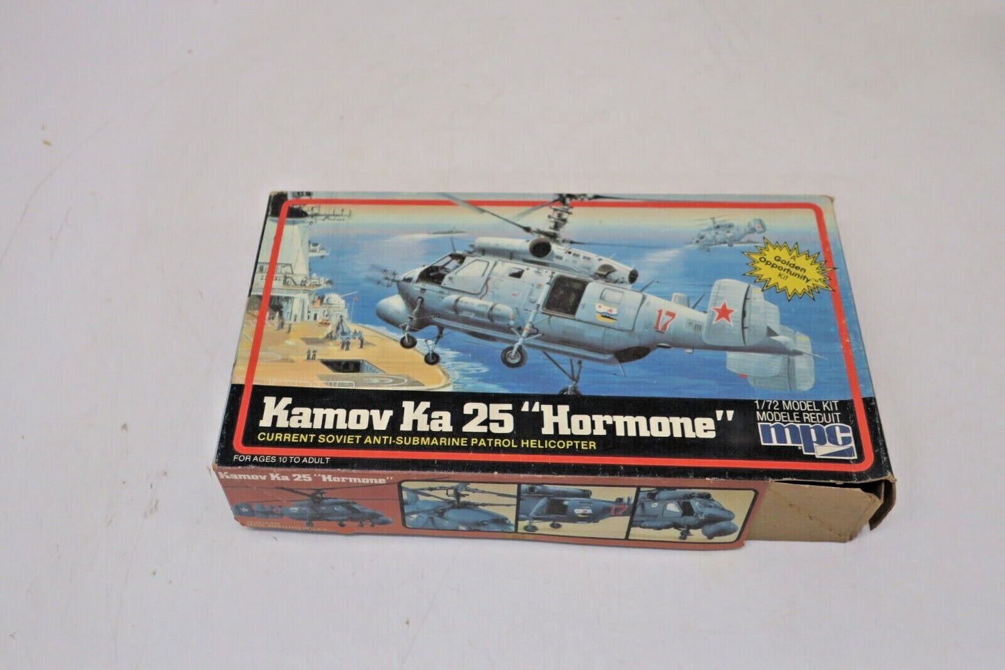 MPC KAMOV KA25 HORMONE HELICOPTER 1/72 SCALE PLASTIC MODEL KIT 1-4214