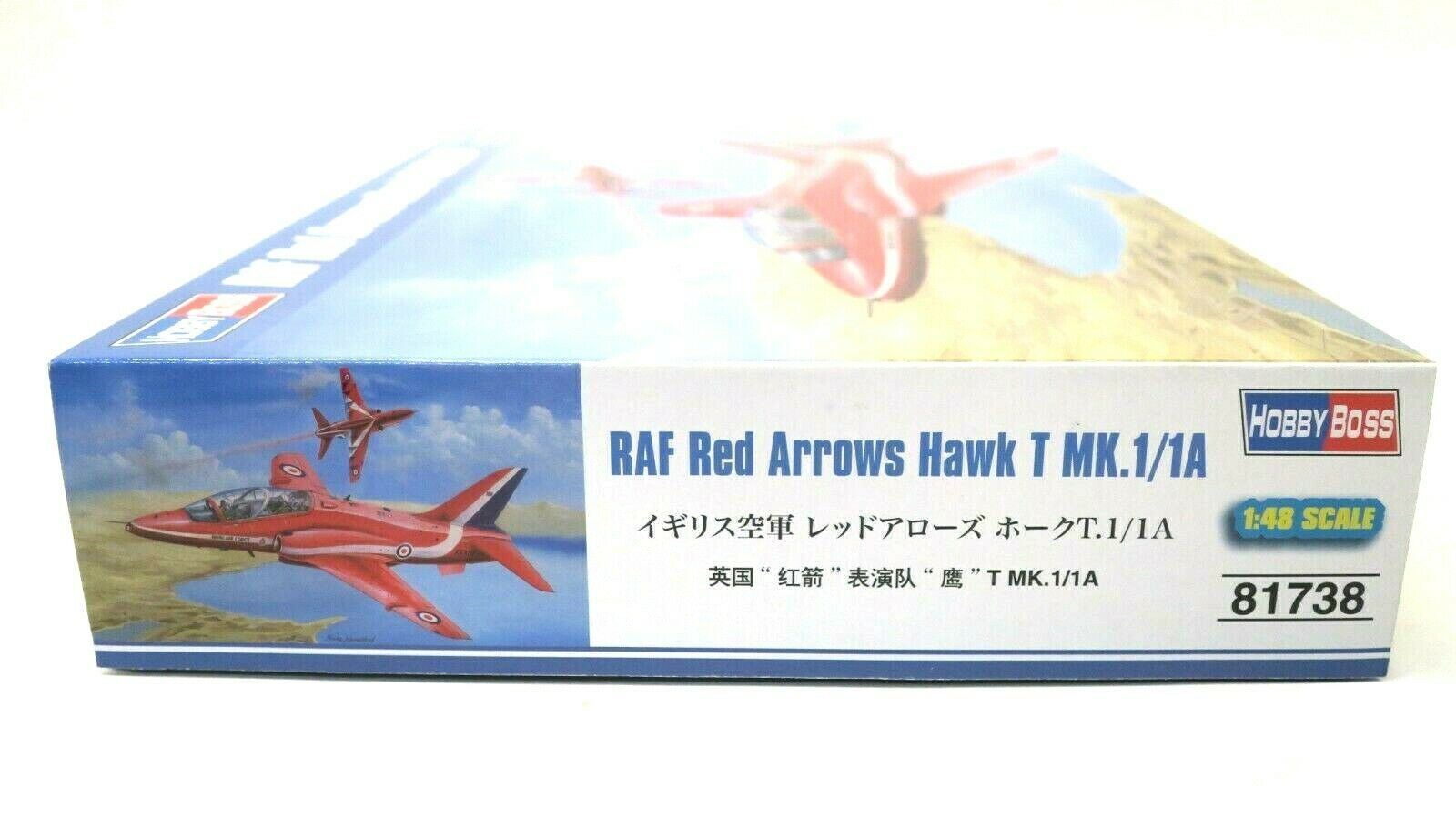 Hobbyboss 1:48 Hawk T Mk.1/1A RAF Red Arrows Aircraft Model Kit 81738 - WISE GUYS HOBBIES LLC