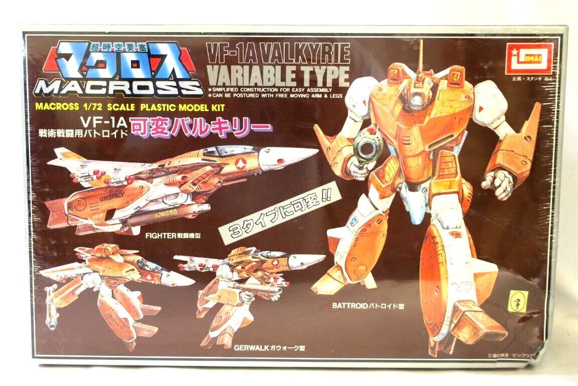 IMAI Macross : Vf-1a Valkyrie Variable Type 1/72 Scale Model Kit 61 1253-1500 D4