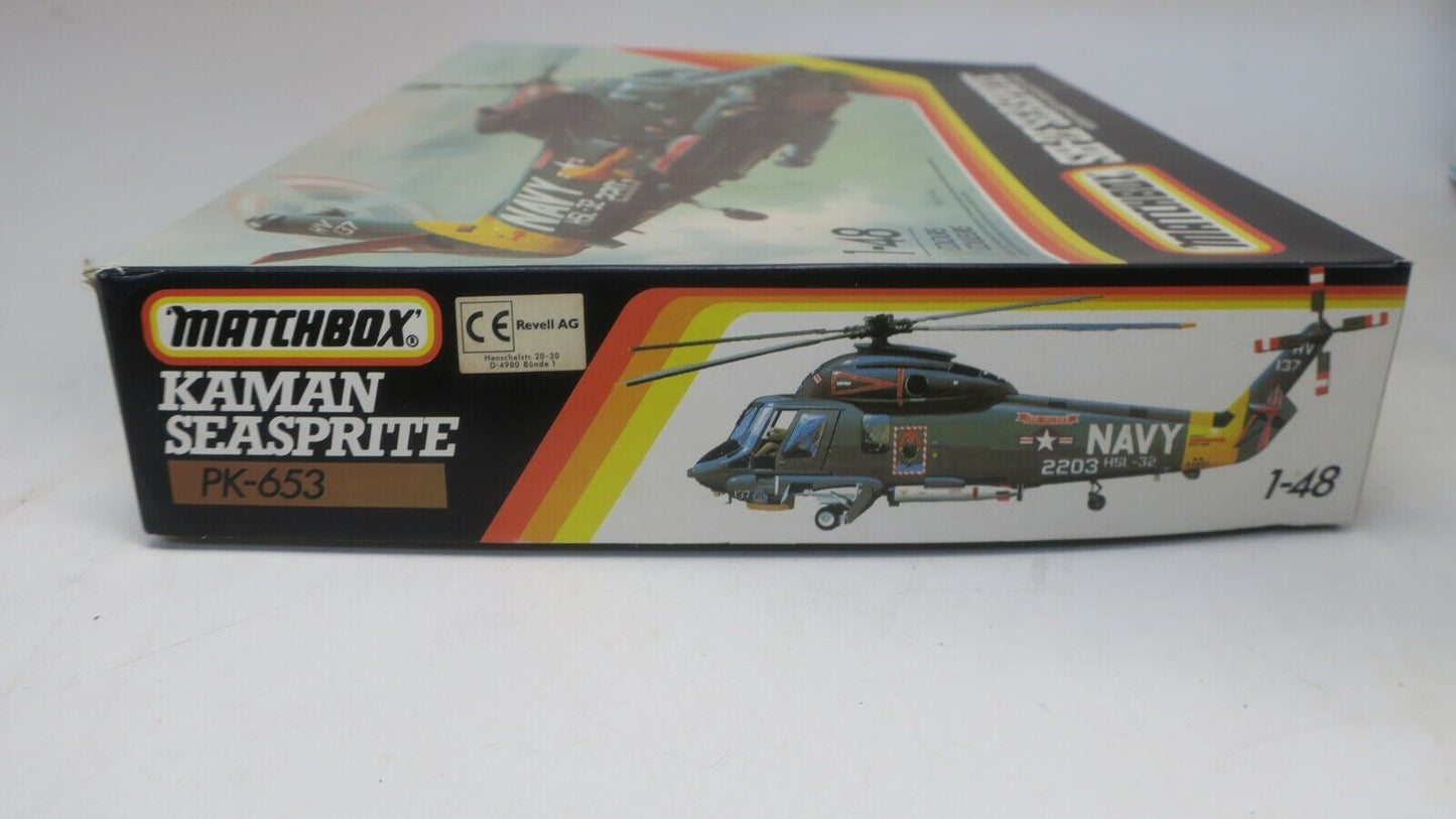 MATCHBOX MODEL KITS SH-2F SEASPRITE 1/48 SCALE PK-653