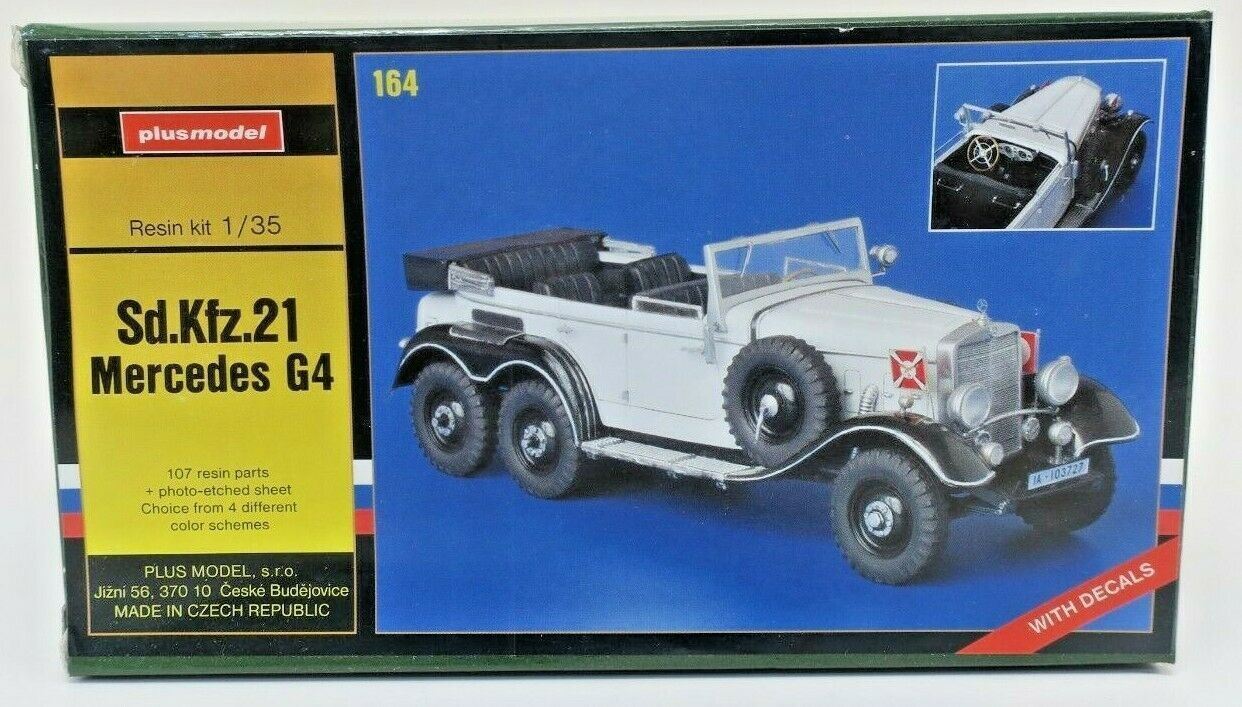 PLUS MODEL SD.KFZ.21 MERCEDES G4 1/35 RESIN KIT 164