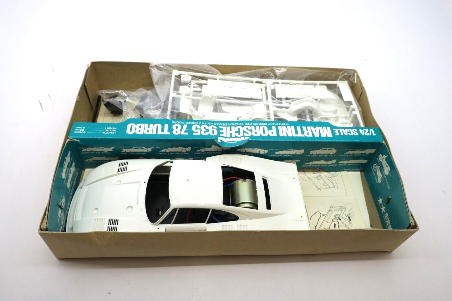 TAMIYA 1/24 Porsche 935-78 Turbo Martini Model Kit OPEN BOX