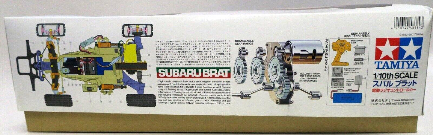 Tamiya 1/10 Subaru Brat Radio Control Off Road Pickup Truck Model Kit