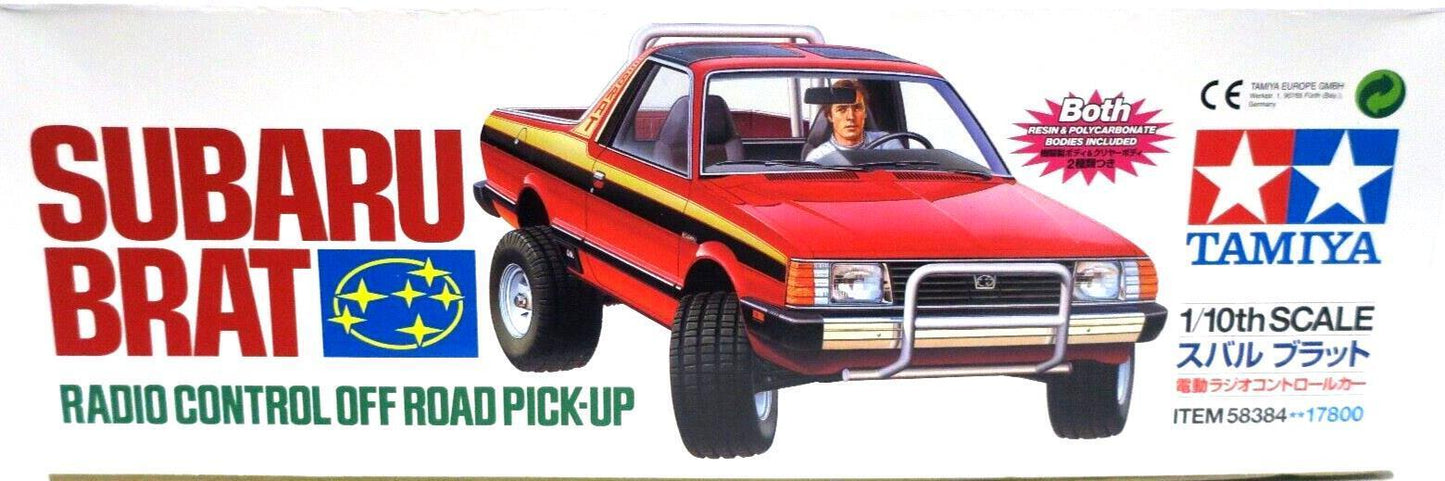 Tamiya 1/10 Subaru Brat Radio Control Off Road Pickup Truck Model Kit