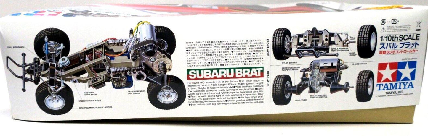 Tamiya 1/10 Subaru Brat Radio Control Off Road Pickup Truck Model Kit