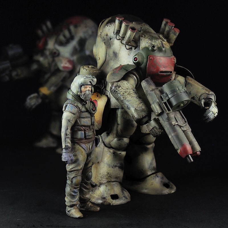 1:20 Robot Battle V (Five) Maschinen Krieger 44 Type Mk44 Ammoknights (Smartgun Equipment Type) Model Kit - WISE GUYS HOBBIES LLC