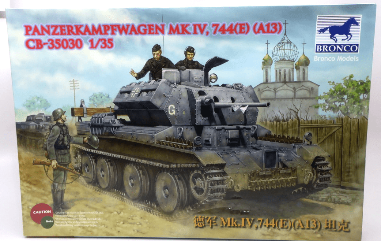 Bronco 1/35 Panzerkampfwagen Mk. IV, 744(E) (A13) Model Kit CB35030 - WISE GUYS HOBBIES LLC