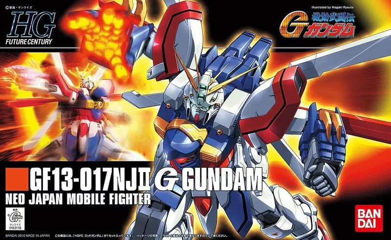 HG 1/144 GF13-017NJII G Gundam (Burning Gundam) Model Kit 110 - WISE GUYS HOBBIES LLC