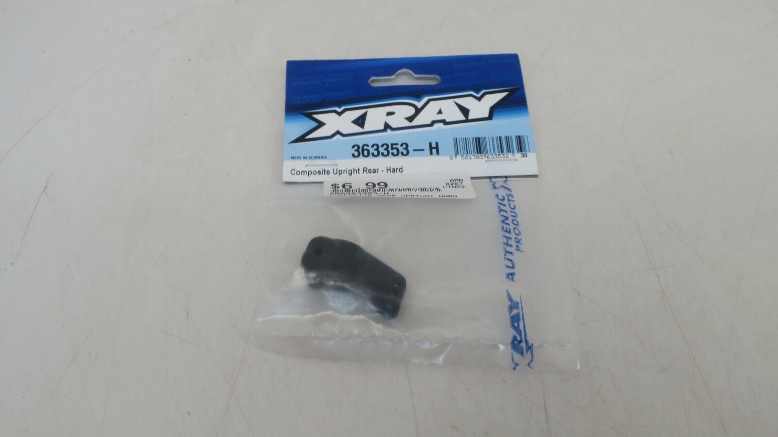 XRAY 363353-H XRAY COMPOSITE UPRIGHT REAR - HARD - WISE GUYS HOBBIES LLC