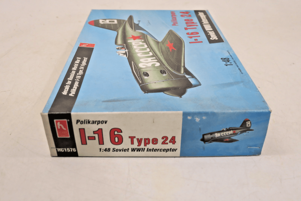Hobby Craft 1/48 Polikarpov I - 16 Type 24 Model Kit HC1576 - WISE GUYS HOBBIES LLC