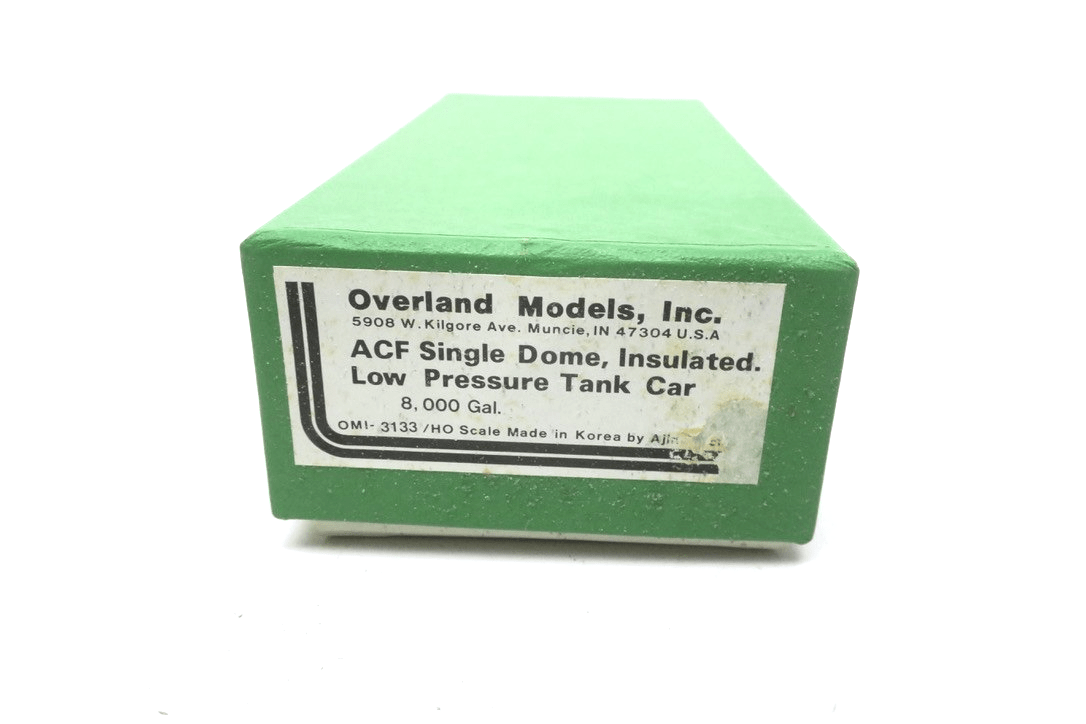 HO Brass NOS Overland ACF Single Dome 8000 Gallon Insulated Tank OMI-3133 - WISE GUYS HOBBIES LLC