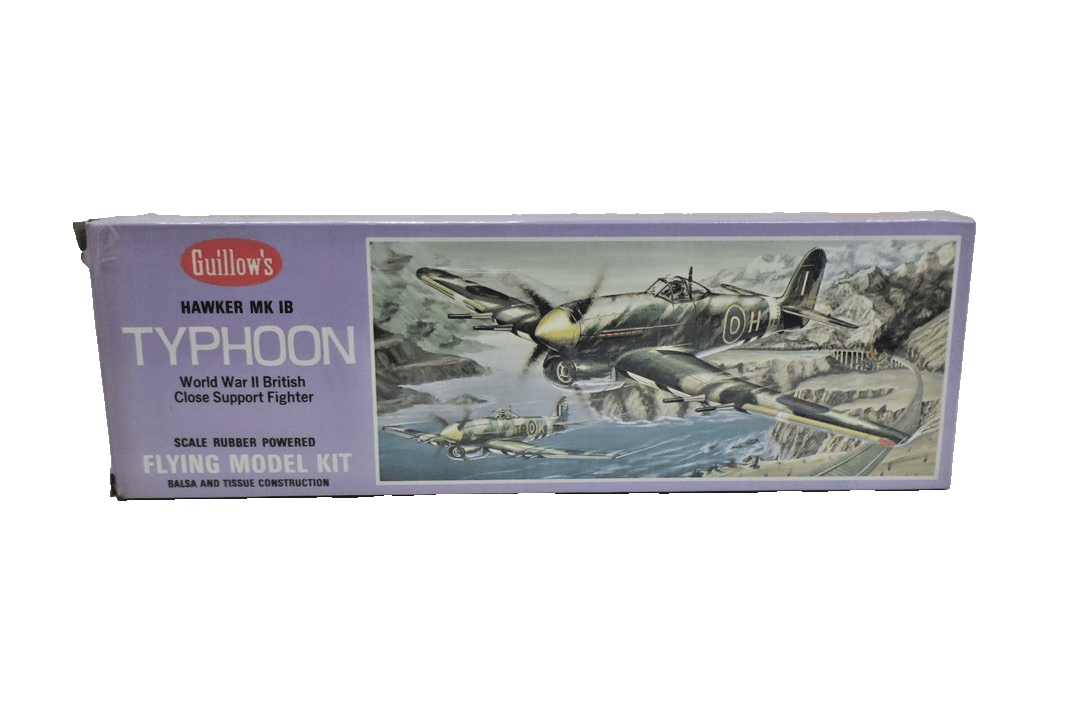 Guillow's Hawker MK IB Typhoon Balsa Flying Airplane Model Kit  906 - WISE GUYS HOBBIES LLC
