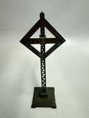 Lionel Prewar 68 Tinplate Railroad Crossing Sign C7