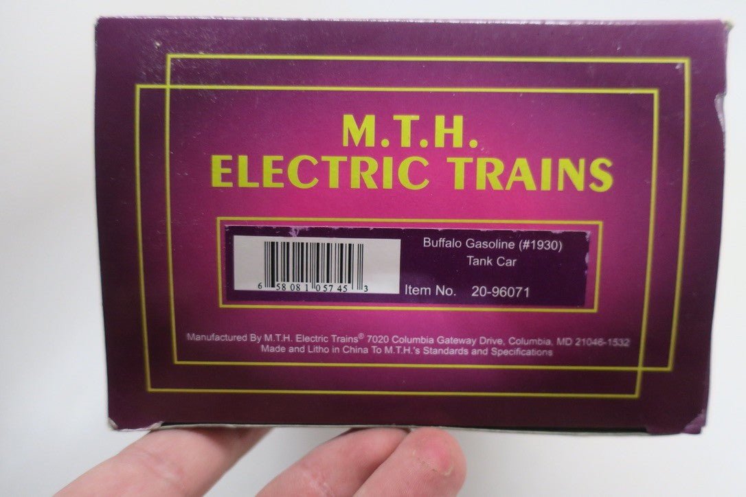 MTH 20-96071 O Gauge Buffalo Gasoline Tank Car  1930 - WISE GUYS HOBBIES LLC