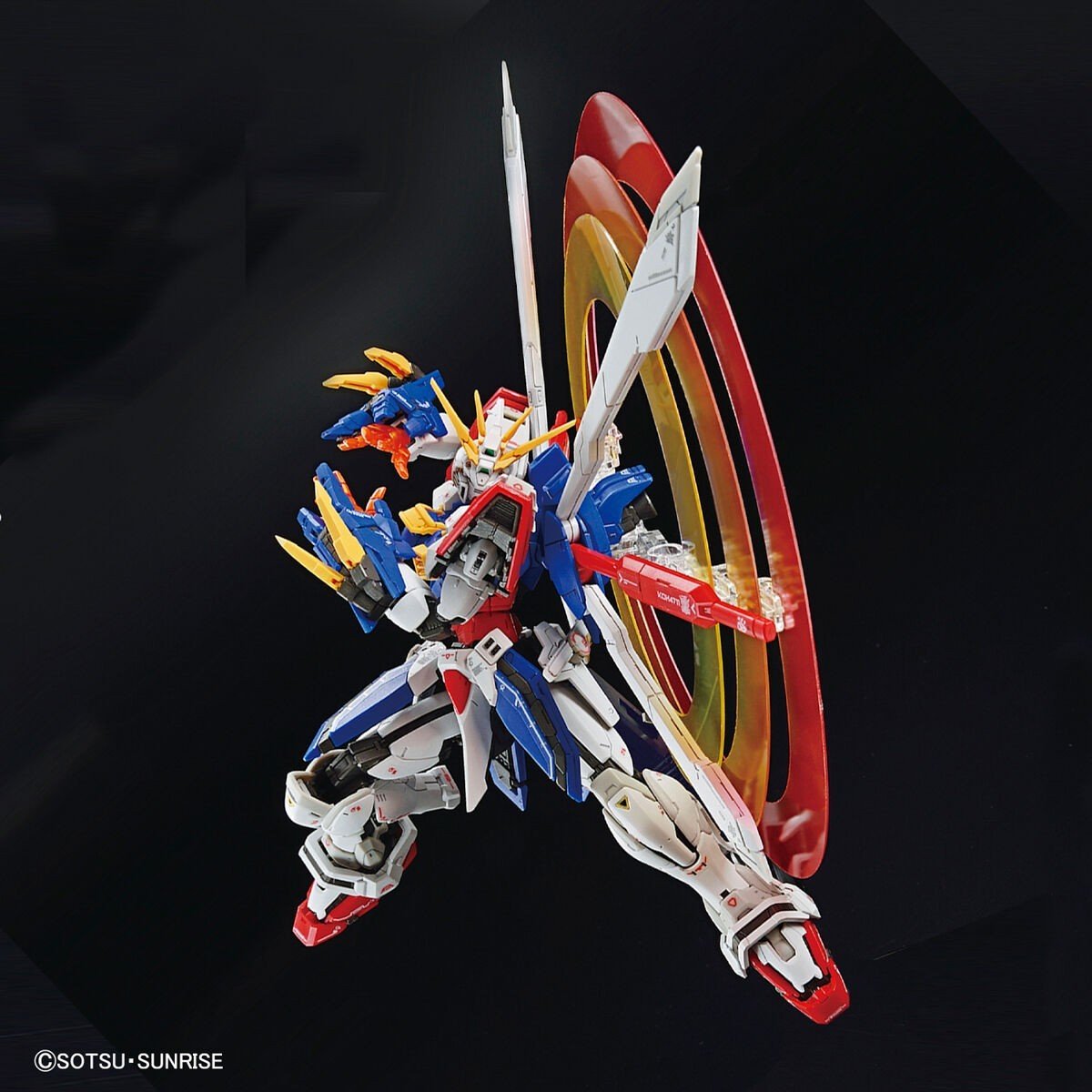 Bandai G Gundam RG 1/144 Burning Gundam Model Kit - WISE GUYS HOBBIES LLC