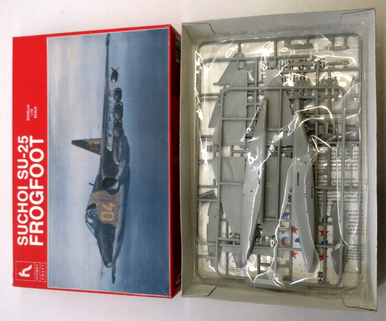 Hobbycraft 1/72 Suchoi SU-25 Frogfoot Model Kit 1382 - WISE GUYS HOBBIES LLC