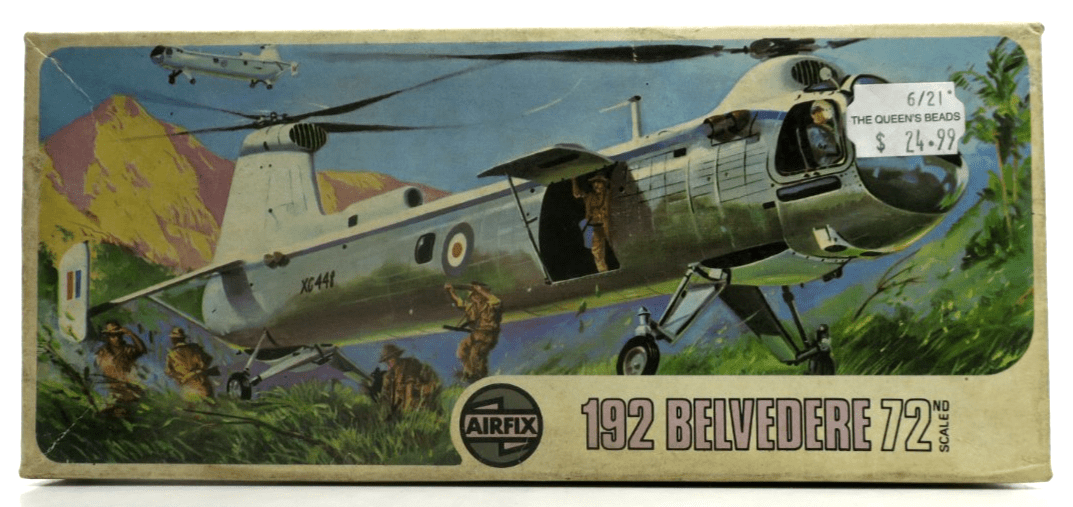 Airfix 1/72 192 Belvedere Model Kit 382 - WISE GUYS HOBBIES LLC