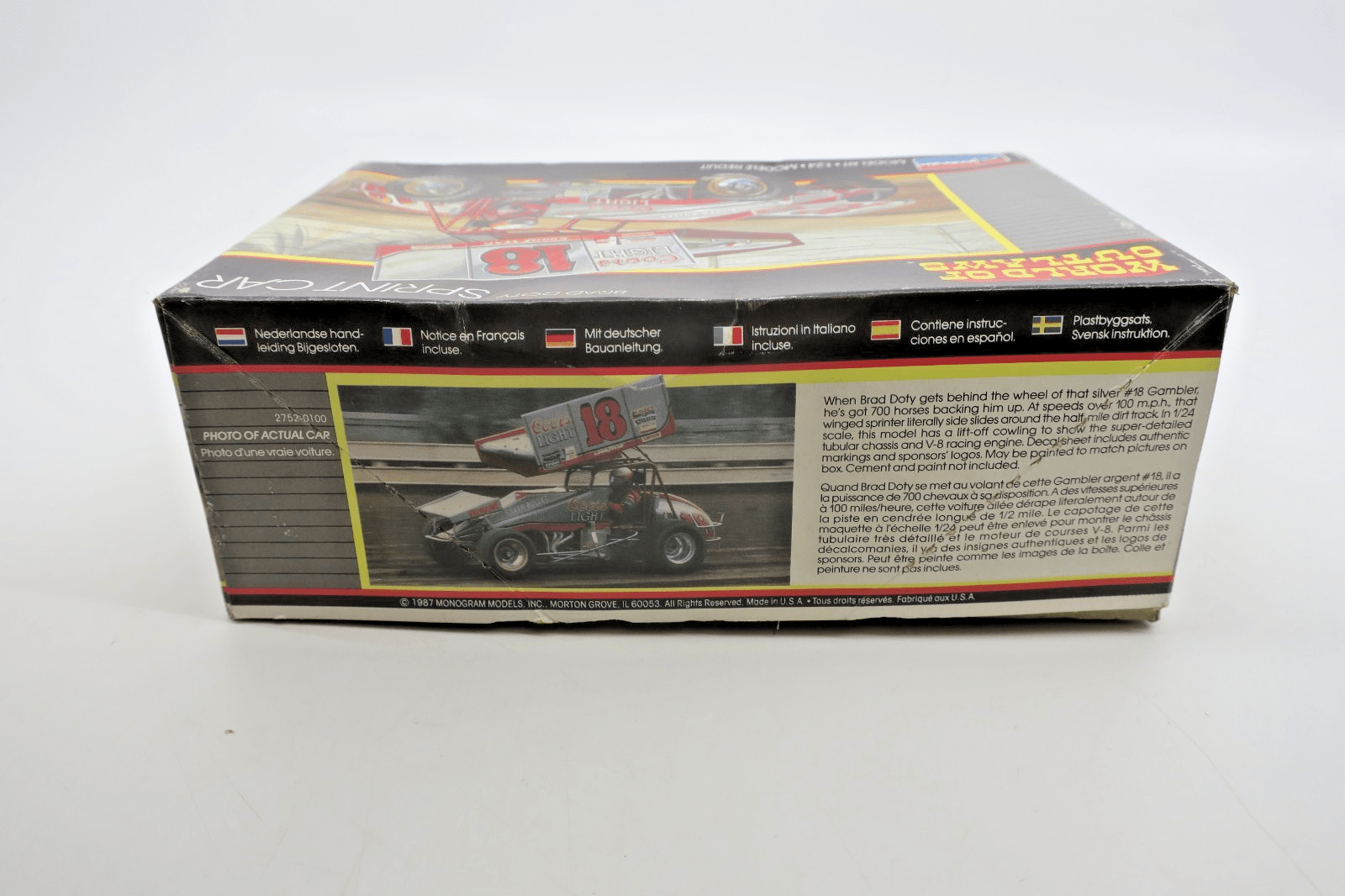 Monogram 1/24 Brad Doty Sprint Car Model Kit 2752 - WISE GUYS HOBBIES LLC