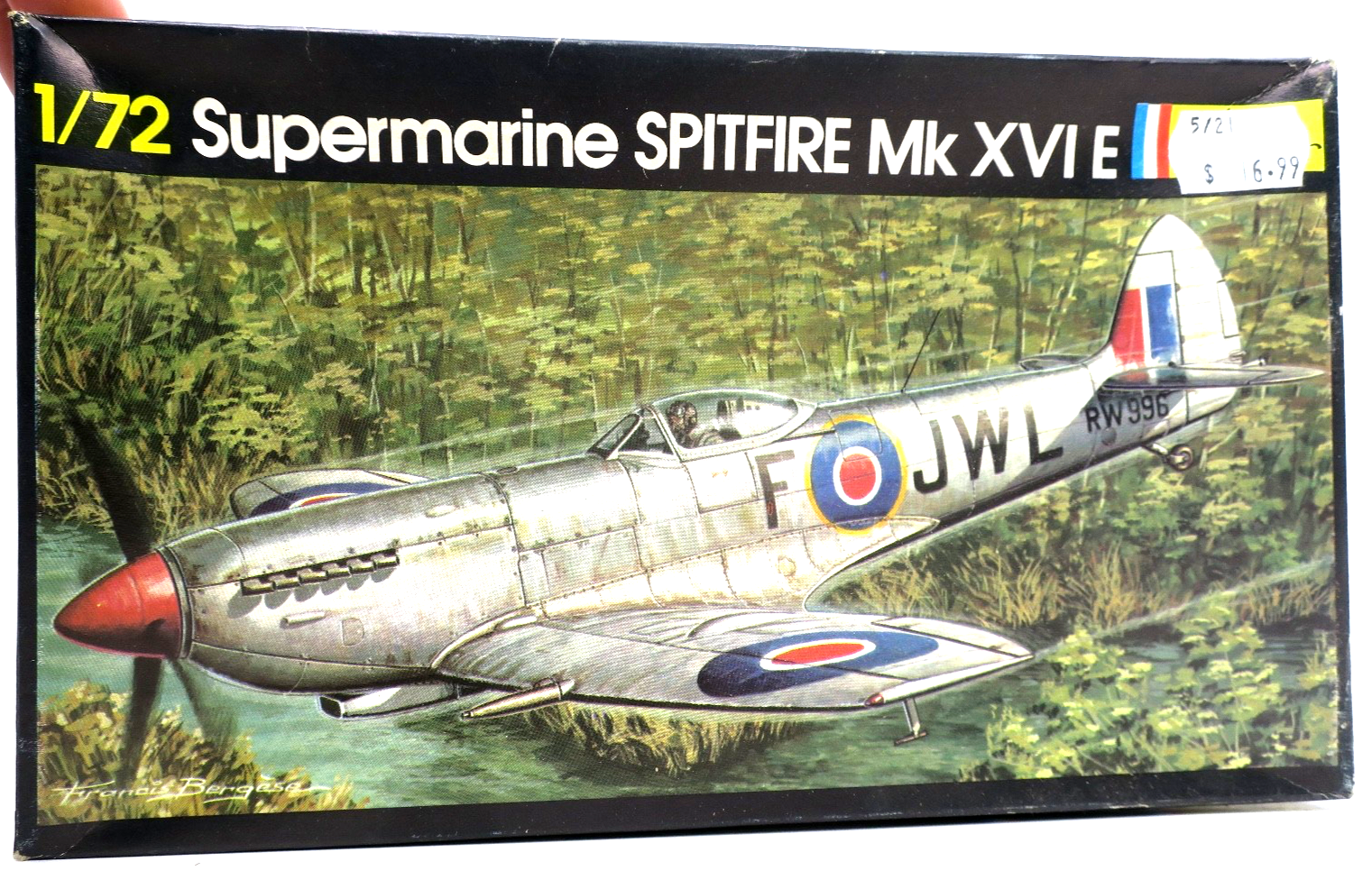 Heller 1/72 Supermarine Spitfire Mk XVI E Model Kit N282 - WISE GUYS HOBBIES LLC
