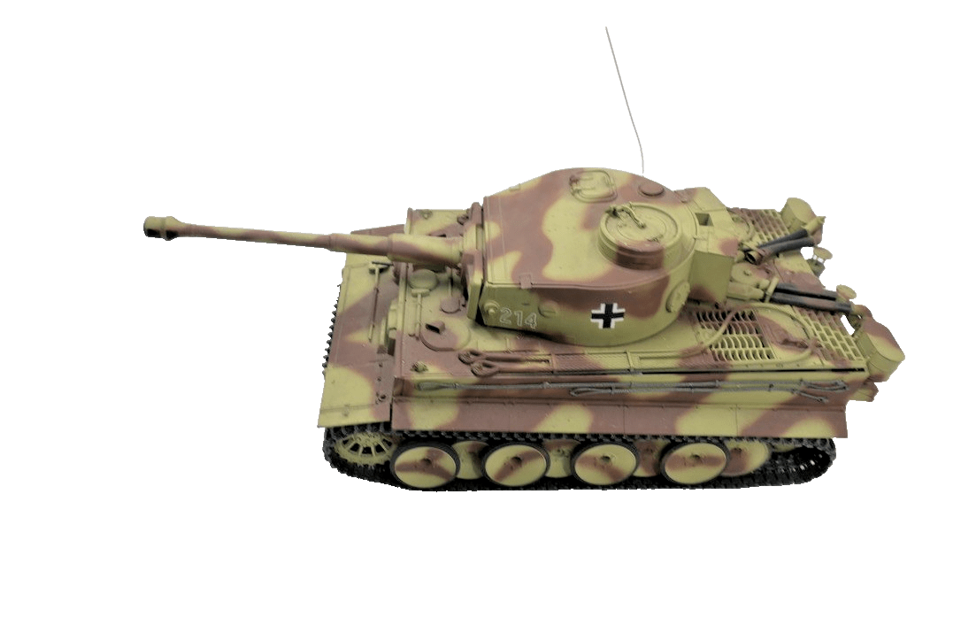 Built Tamiya 1/16 R/C Tiger 1 German Tank Full Option DMD T - 03 MF - 01 Unit - WISE GUYS HOBBIES LLC