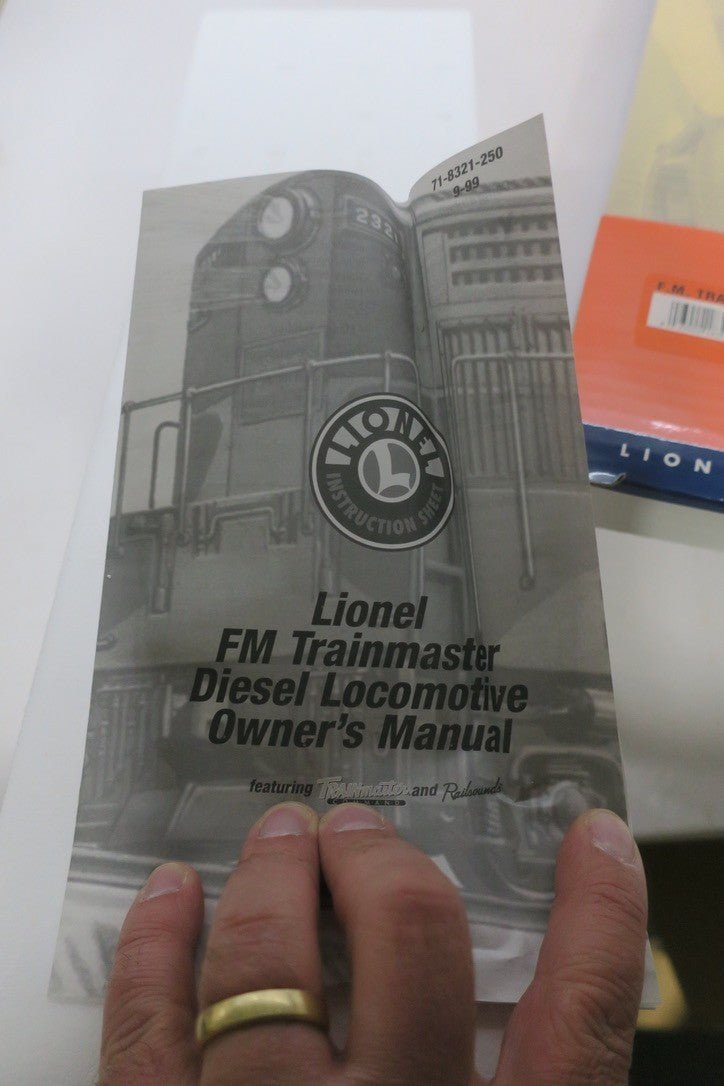 Lionel F.M. Trainmaster Post War N.J.C. O Gauge Diesel 6 - 18321 - WISE GUYS HOBBIES LLC