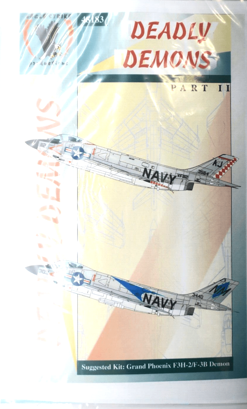 Eagle Strike 48-183: Deadly Demons pt 2 Decals - WISE GUYS HOBBIES LLC
