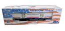 K - Line k4601 - 30110 O American Freedom Train 18" Aluminum Display Car 110 - NIB - WISE GUYS HOBBIES LLC