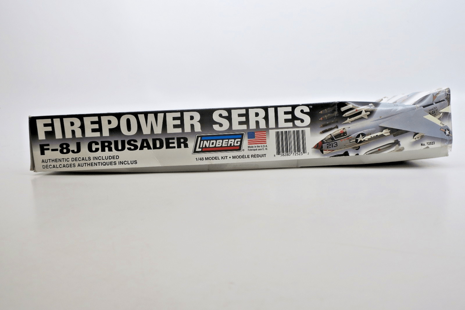 Lindberg 1/48 F - 8J Crusader Model Kit 72523 - WISE GUYS HOBBIES LLC