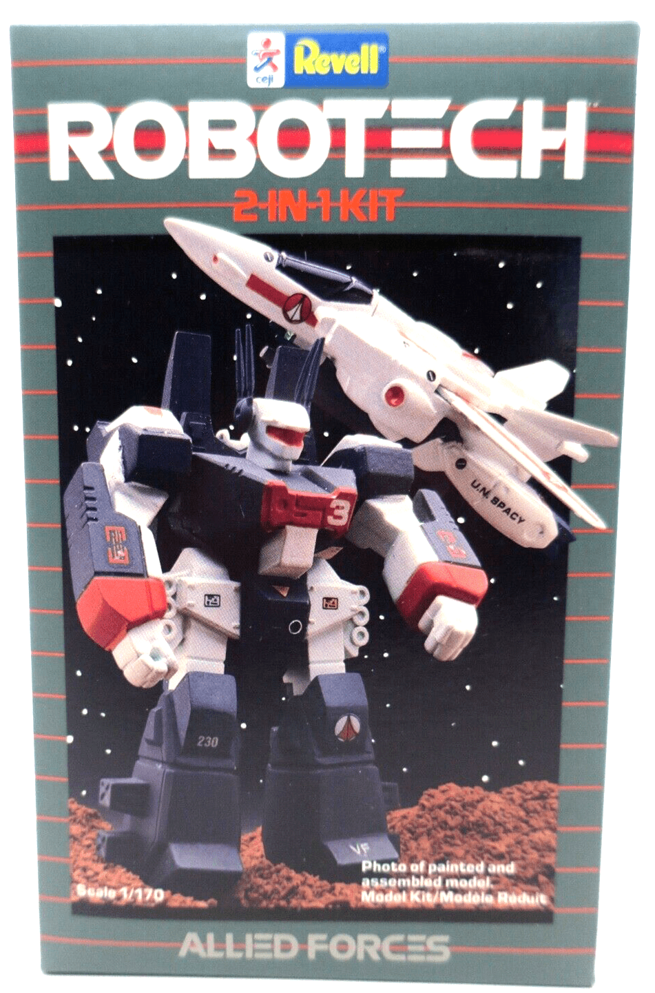 Revell 1/170 Robotech 2 in 1 Kit Allied Forces Model Kit 1138 - WISE GUYS HOBBIES LLC