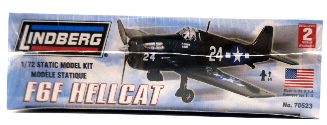 Lindberg Air Power 1/72 F6F Hellcat Model Kit No. 70523 - WISE GUYS HOBBIES LLC