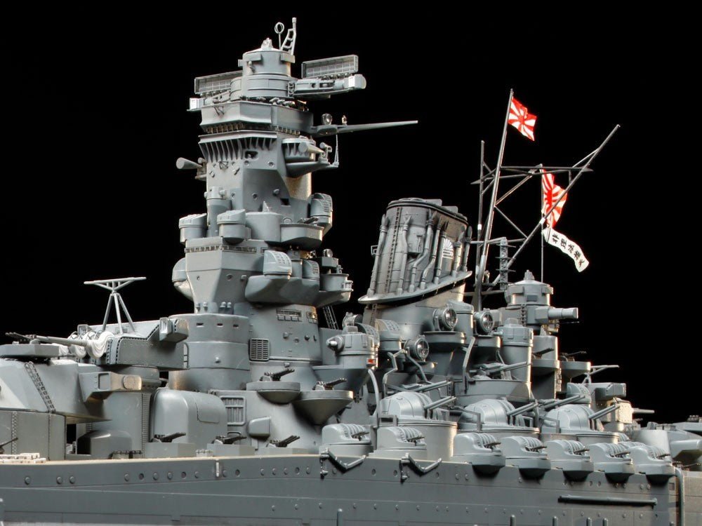 Tamiya 1/350 Japanese Battleship Yamato Model Kit - WISE GUYS HOBBIES LLC