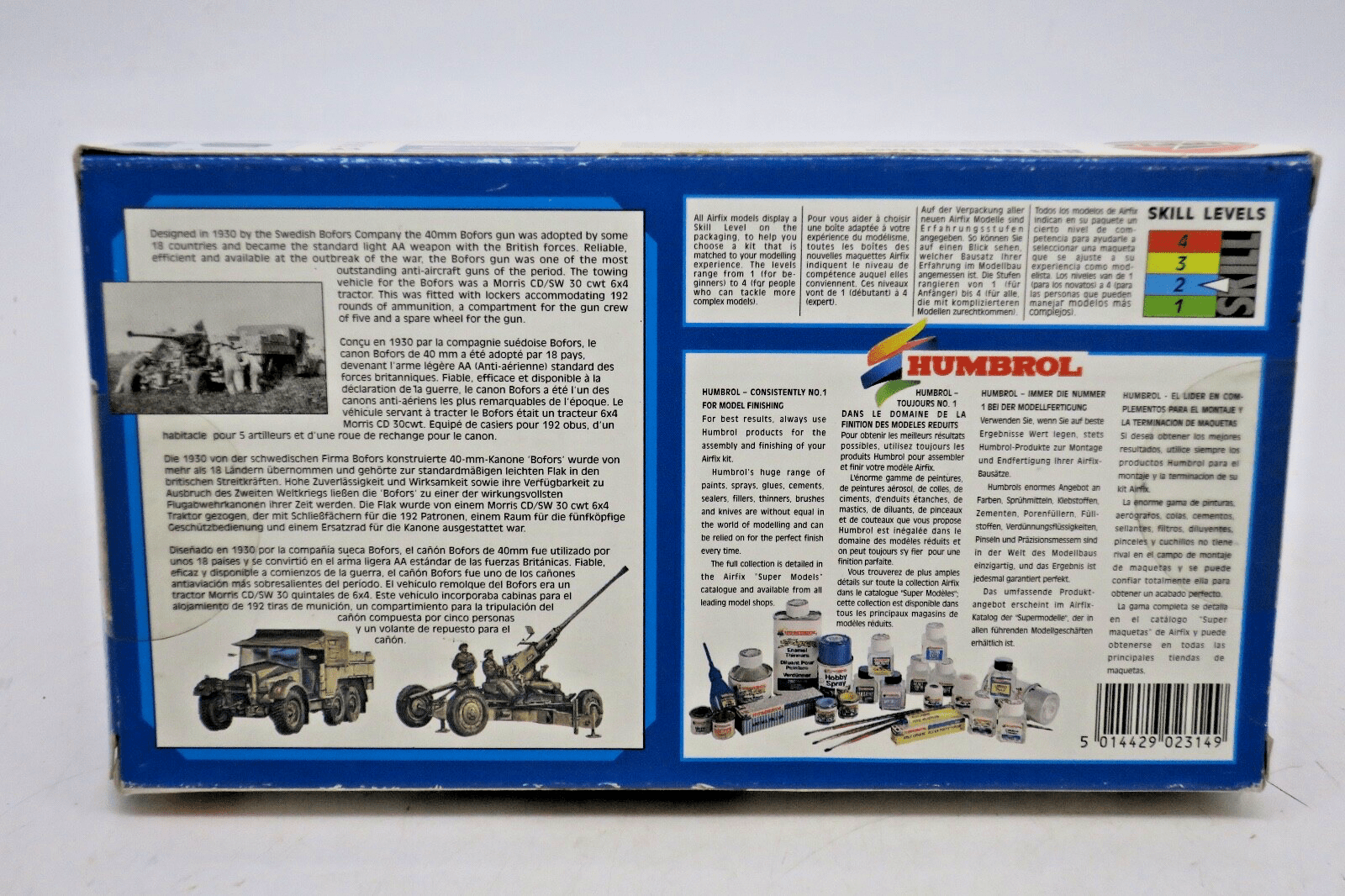 Airfix 1/72 Bofors 40mm Gun & Tractor Model Kit - WISE GUYS HOBBIES LLC