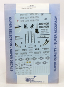 Super Scale International 1/48 F/A-18 Hornets VFA-137 CAG, VX-4 Decals