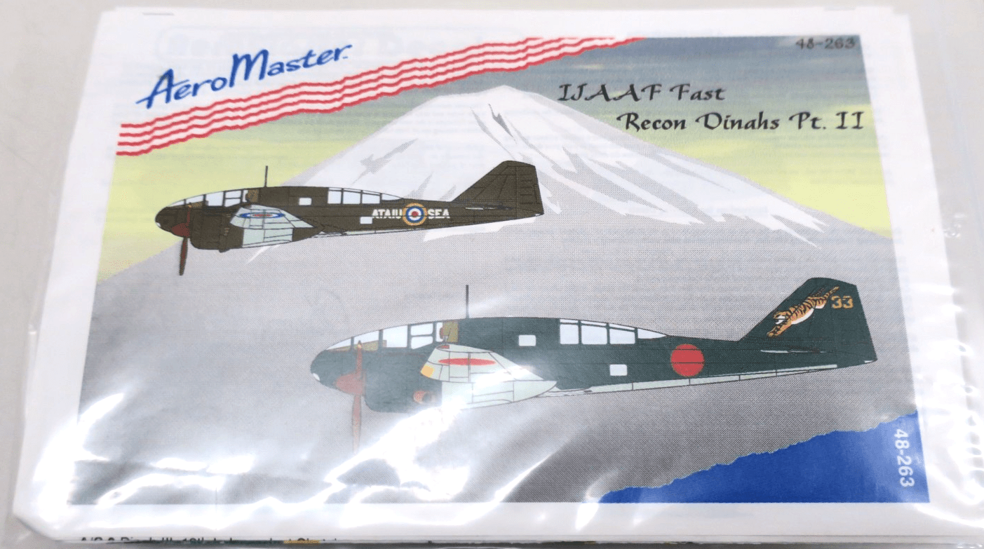 Aeromaster 48 - 263 IJAAF Fast Recon Dinahs Pt. II - WISE GUYS HOBBIES LLC