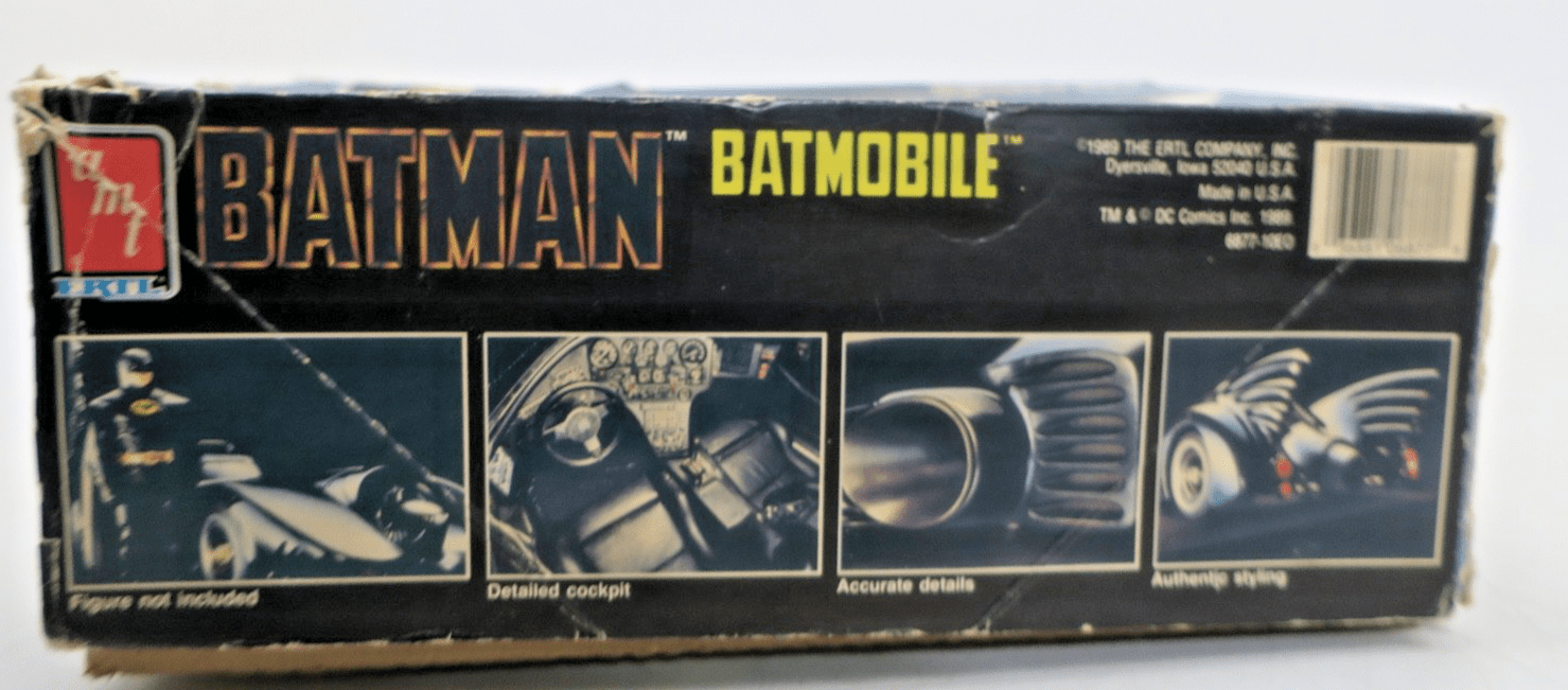 AMT 1/25 6877 Batman Batmobile Model Kit STARTED - WISE GUYS HOBBIES LLC