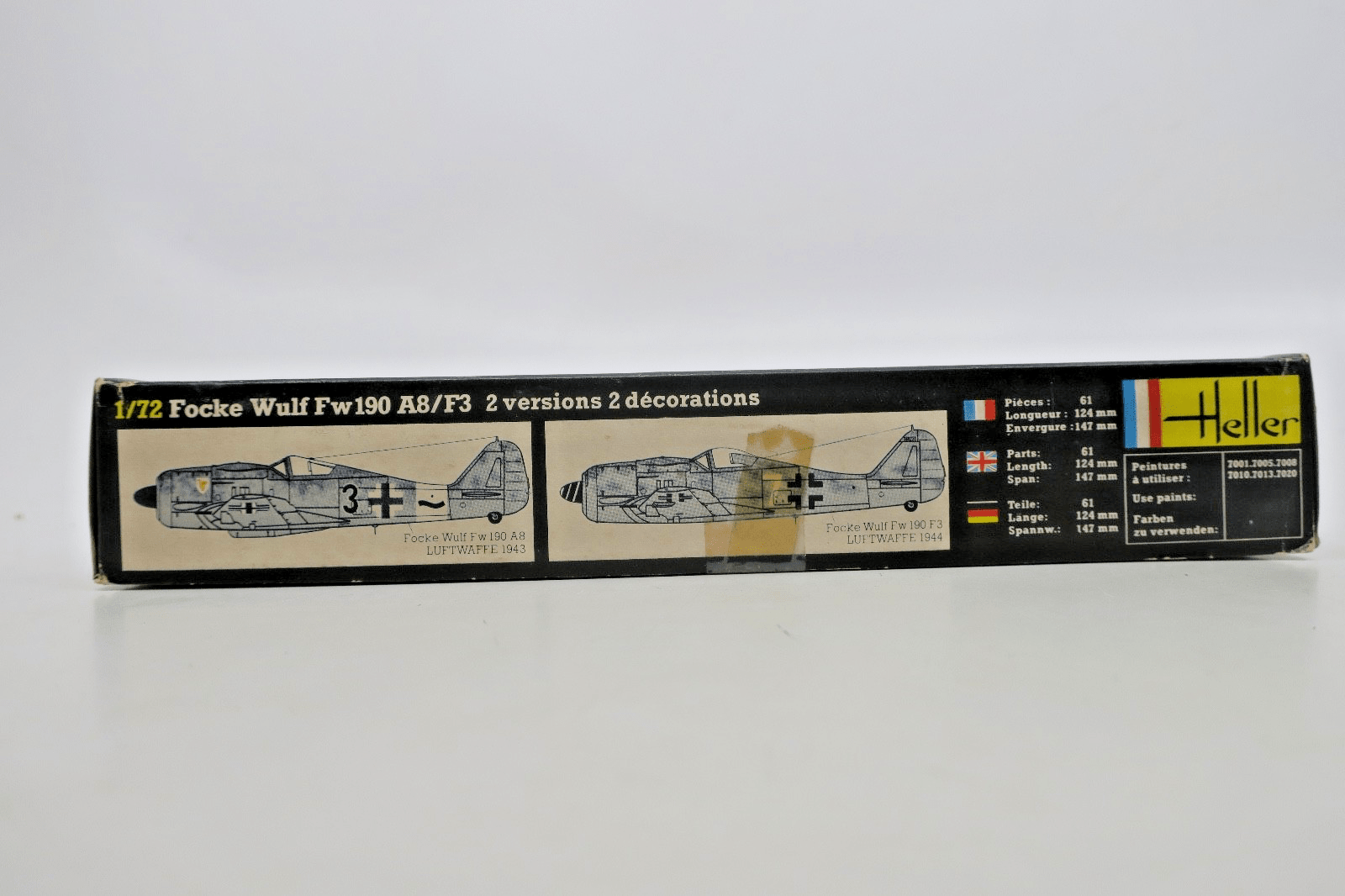 Heller 1/72 Focke Wulf FW 190 A8/F3 Model Kit N235 - WISE GUYS HOBBIES LLC