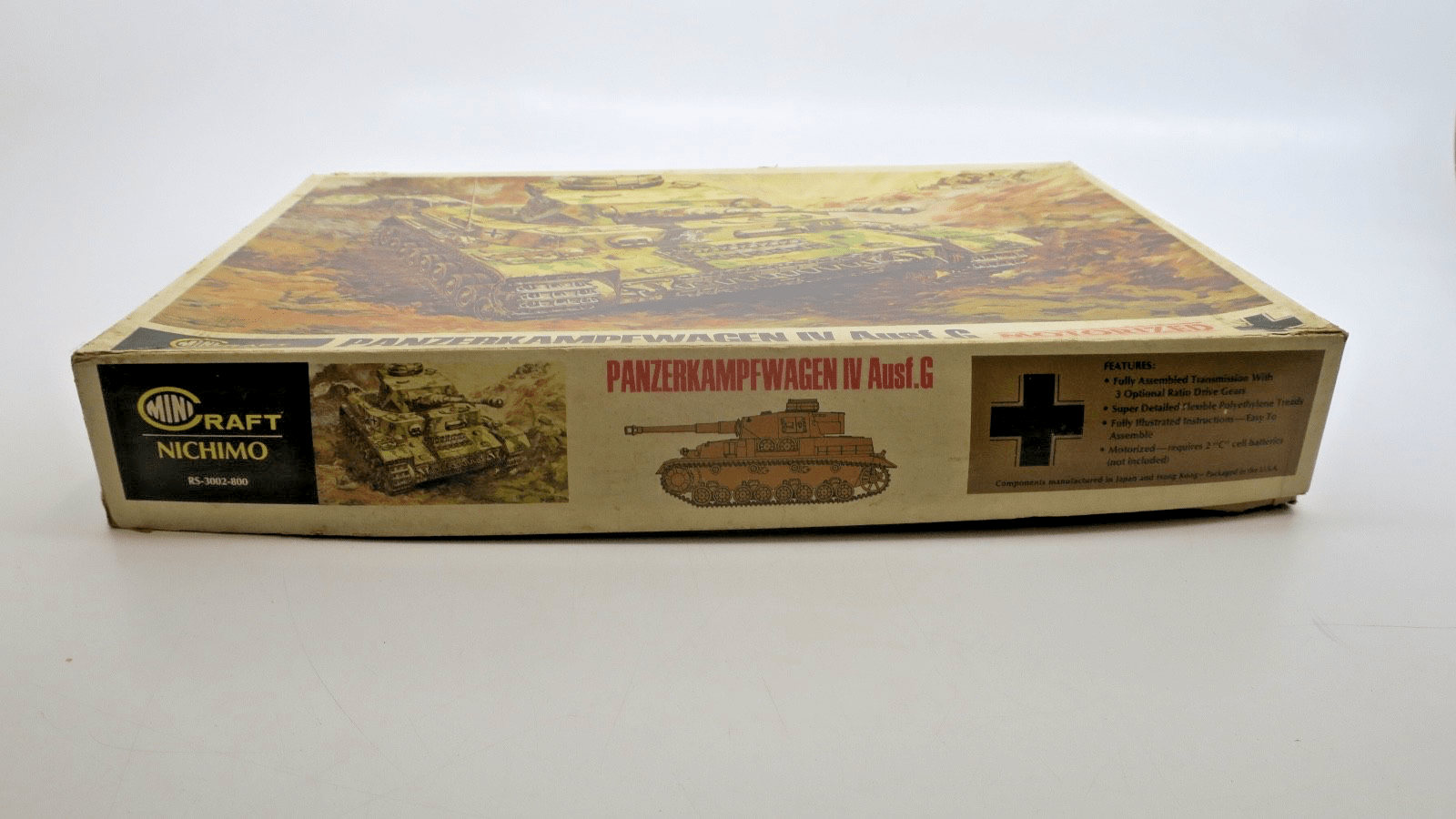 Nichimo 1/30 Panzerkampfwagemn IV Ausf. G Motorizerd Model Kit - WISE GUYS HOBBIES LLC