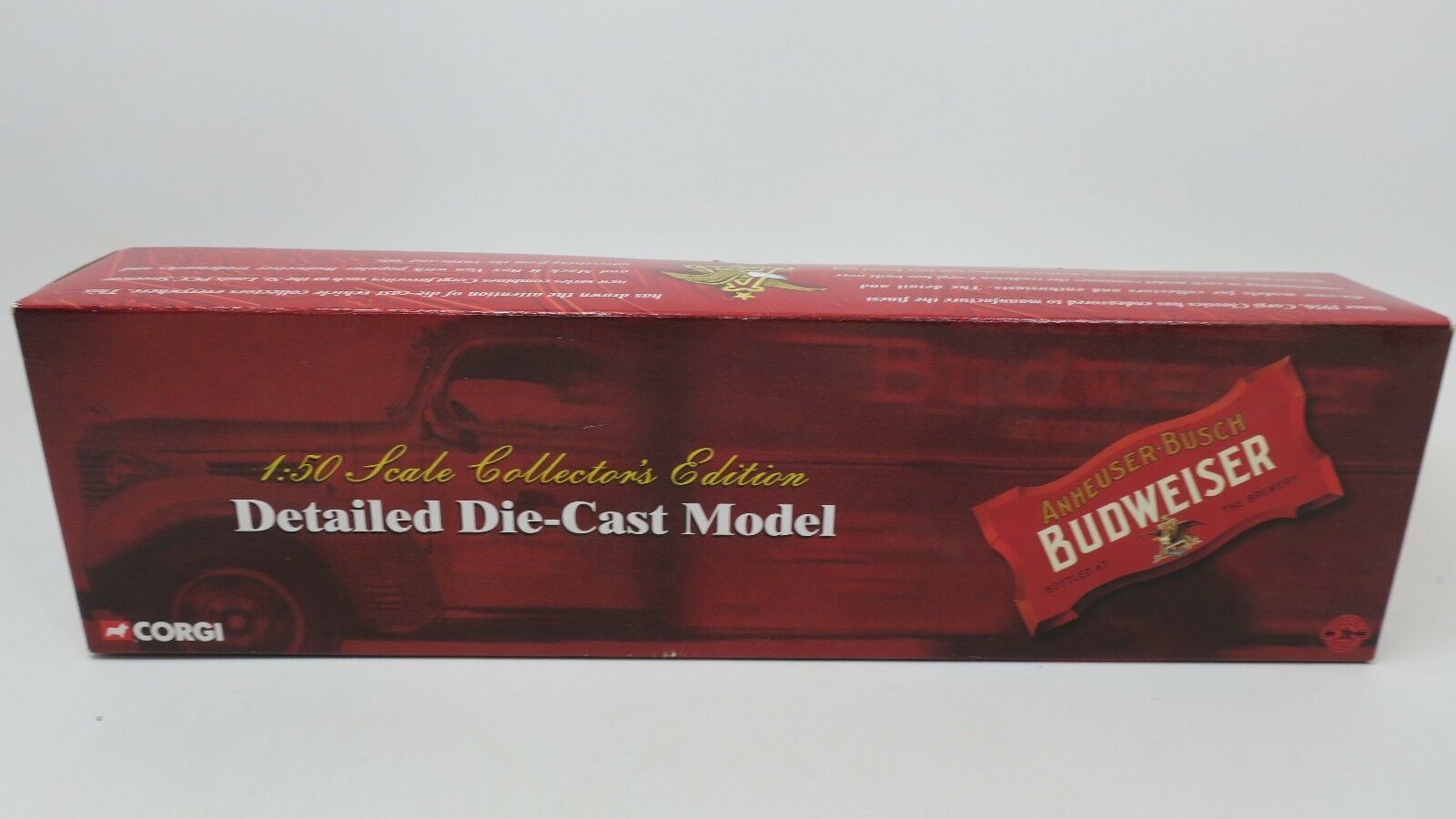Corgi PCC Streetcar Budweiser "Ballpark" 1:50 scale Die-cast US55022 - WISE GUYS HOBBIES LLC