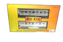 MTH RailKing 30 - 2163 MTA Non - Powered 2 - Car Subway Add On Set O New E New York - WISE GUYS HOBBIES LLC