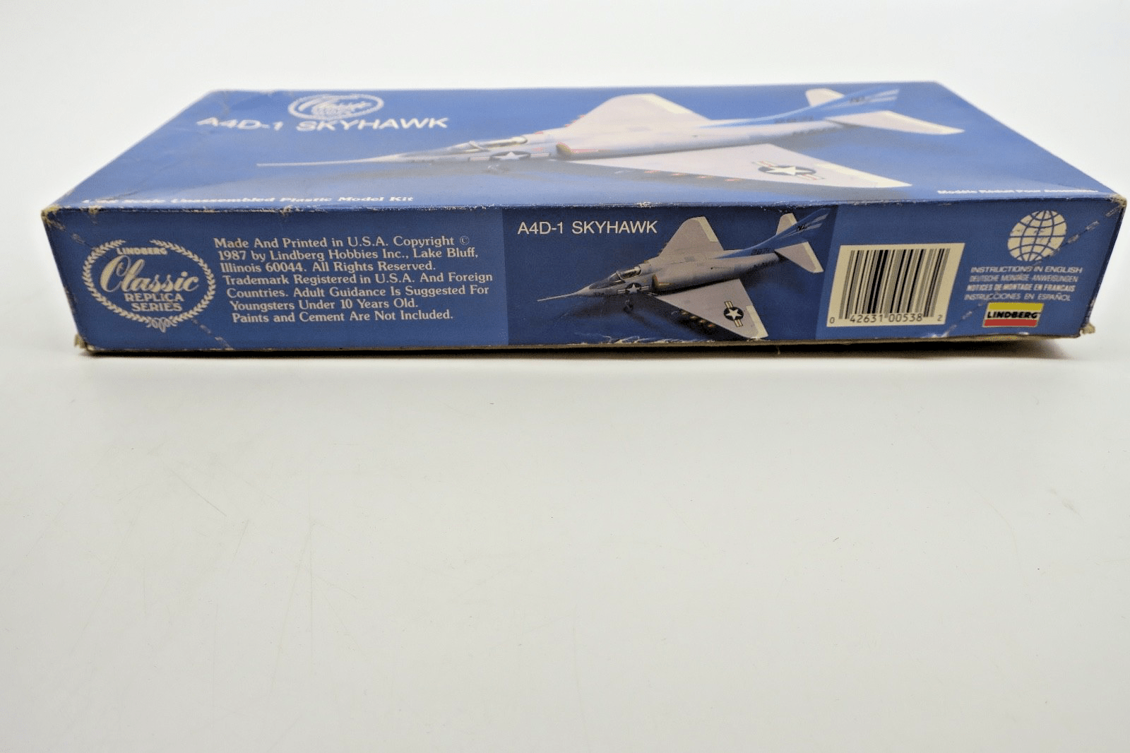Vintage Lindberg Classic Replica Series 1/48 A4D - 1 Skyhawk Model Kit - WISE GUYS HOBBIES LLC