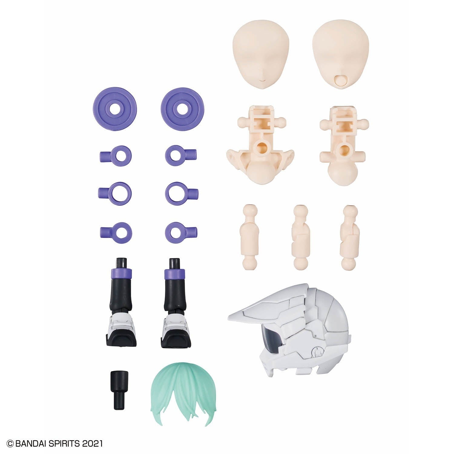 NEW Bandai 30MS Option Parts Set 22 (Turbo Costume α) (Color B) Model Kit - WISE GUYS HOBBIES LLC