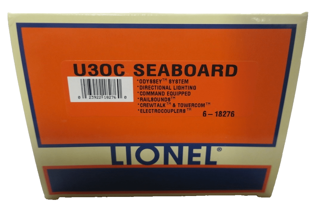 Lionel 6 - 18276 SEABOARD System U30C Diesel Locomotive 7274 O - Scale TMCC MTH - WISE GUYS HOBBIES LLC