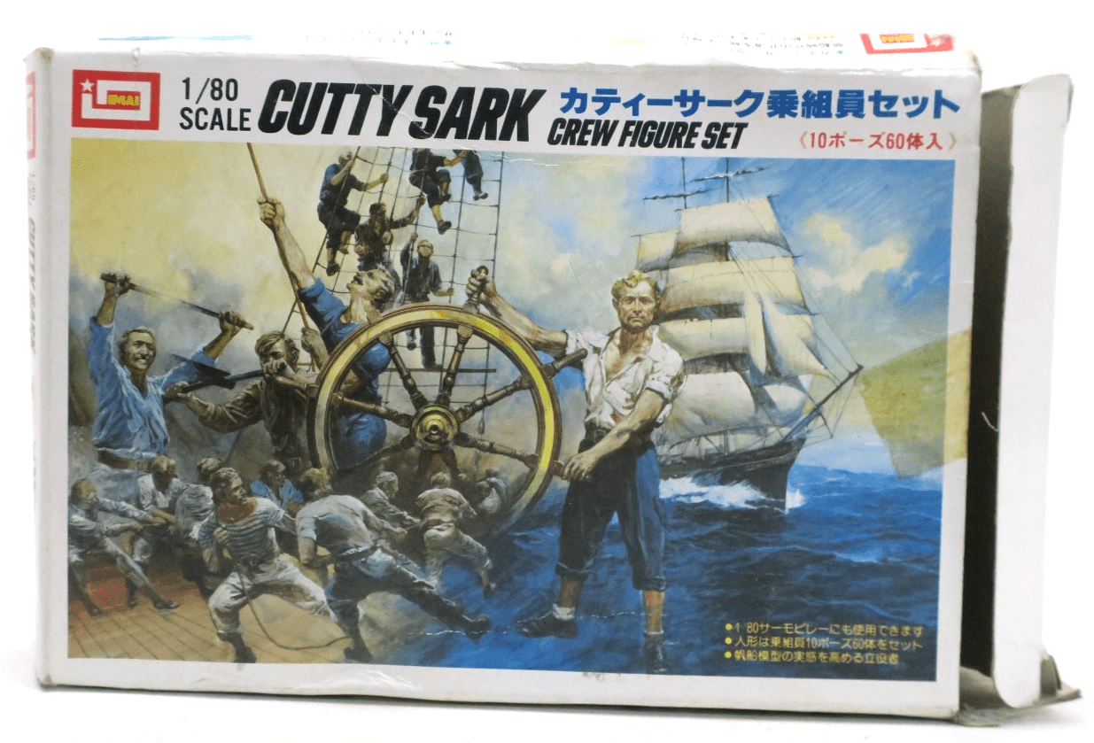 Imai 1/80 Cutty Sark Crew Figure Set Plastic Model Kit B-962-500 - WISE GUYS HOBBIES LLC