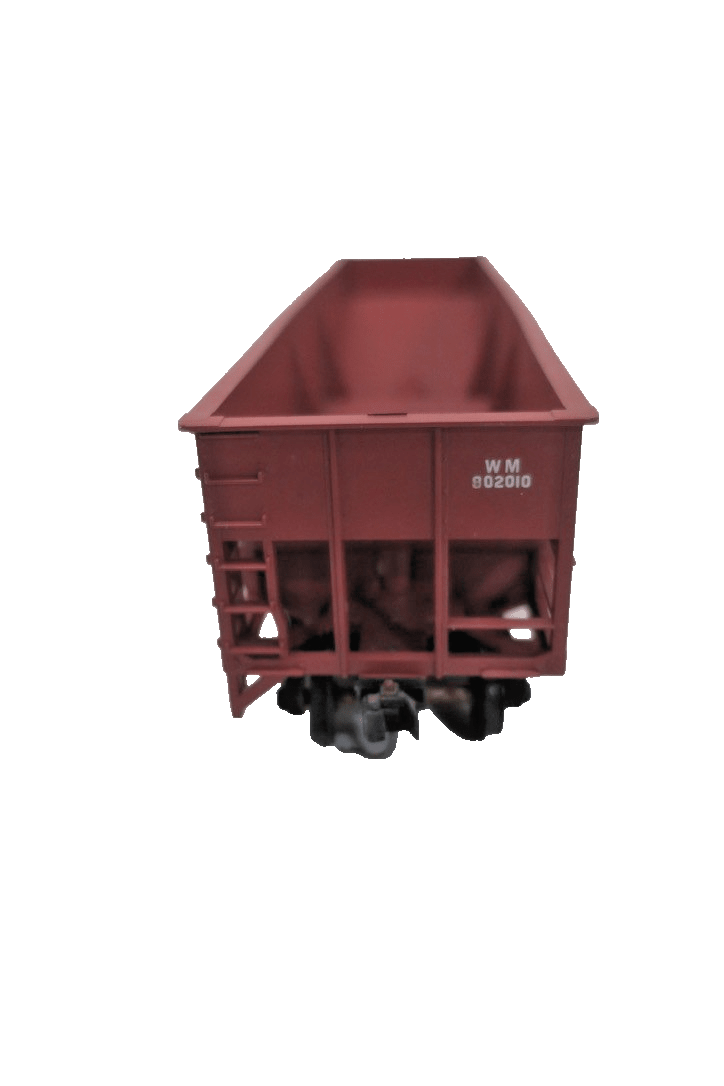 Weaver O Scale 2 Rail Three Bay Hopper Western Maryland 802021 - WISE GUYS HOBBIES LLC
