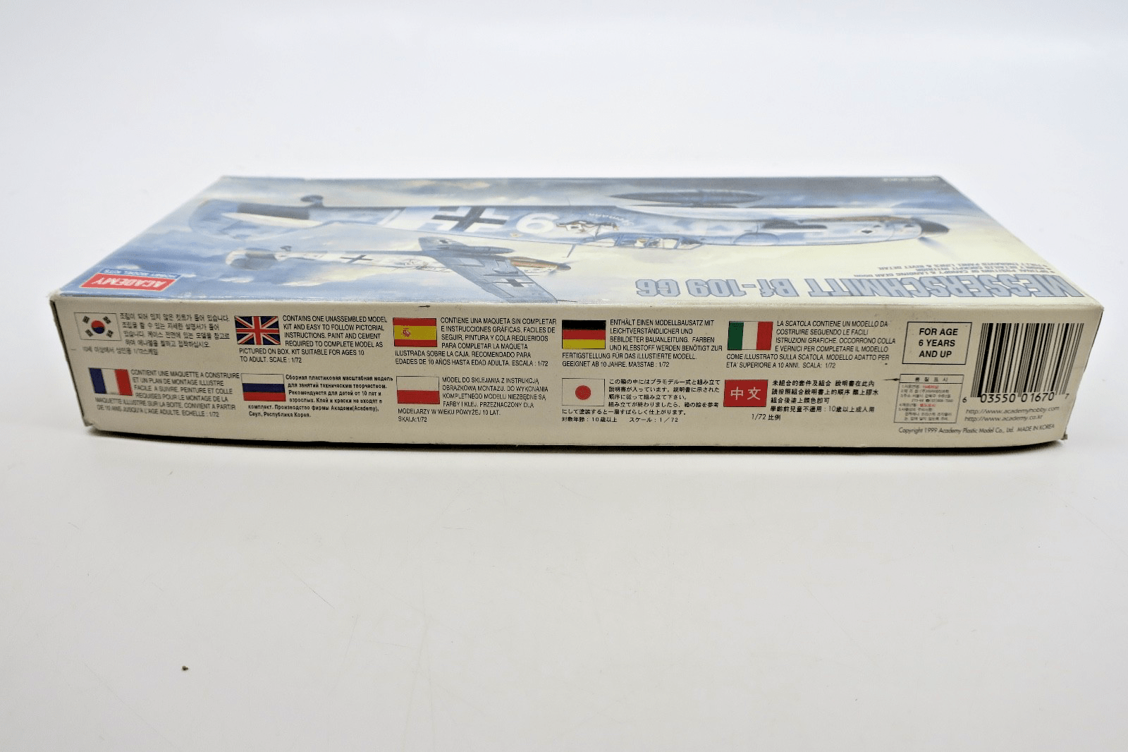 Academy 1/72 Messerschmitt Bf - 109 G6 Model Kit - WISE GUYS HOBBIES LLC