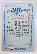 Microscale Decal 1/48 F-80 Shooting Stars; (4) 35 FBS 94 FS Decals